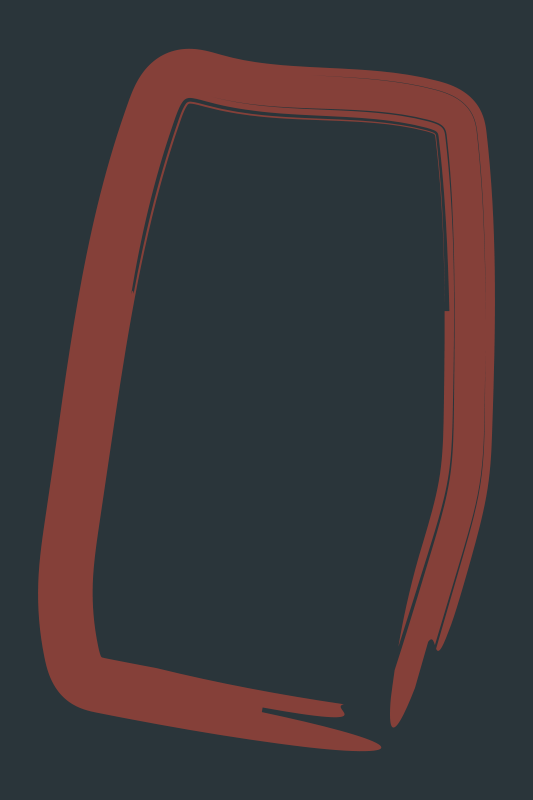 거실용 비닐 깔개 세련된 추상 형태 - TenStickers