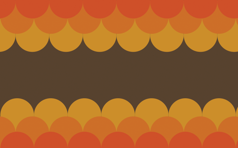 비닐 카펫 벤디미아 레트로 물결 무늬 - TenStickers