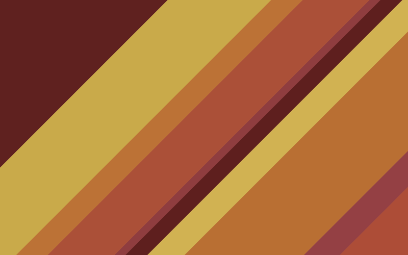 비닐 카펫 벤디미아 따뜻한 레트로 스트라이프 - TenStickers