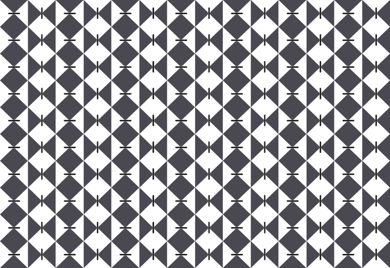 기하학적 효과 비닐 카펫 현대 다이아몬드 패턴 - TenStickers