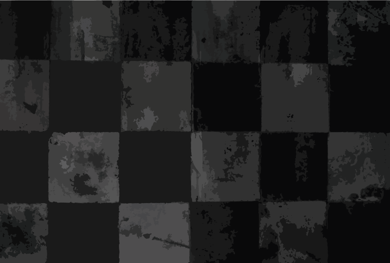 비닐 카펫 타일 효과 체크무늬 배치 - TenStickers