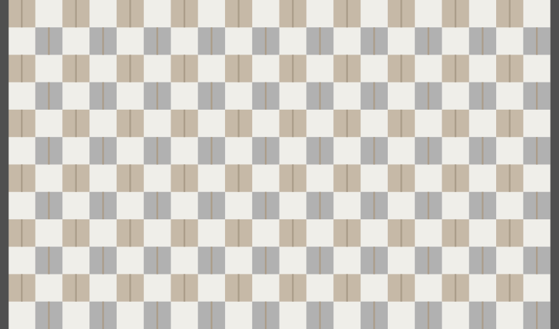 기하학적 효과 비닐 카펫 체스 프린트 - TenStickers