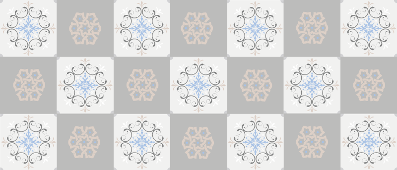 비닐 카펫 타일 효과 세련된 질감 타일 - TenStickers