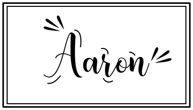 침실용 비닐 카펫 미니멀리즘 맞춤 이름 - TenStickers