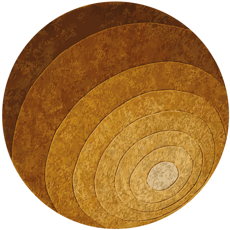 우드 효과 비닐 카펫 자연의 층 - TenStickers