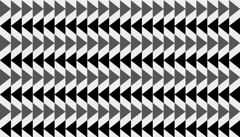 기하학적 효과 비닐 카펫 회색 삼각형 패턴 - TenStickers