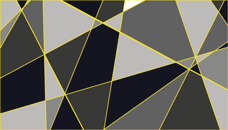 회색 삼각형 패턴 북유럽 비닐 깔개 - TenStickers