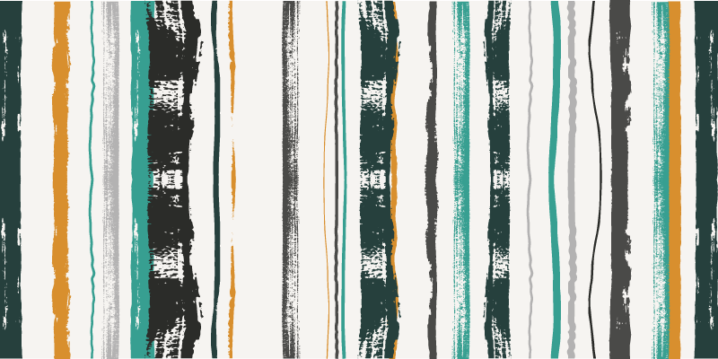 줄무늬 비닐 카펫 인상적인 선형 패턴 - TenStickers