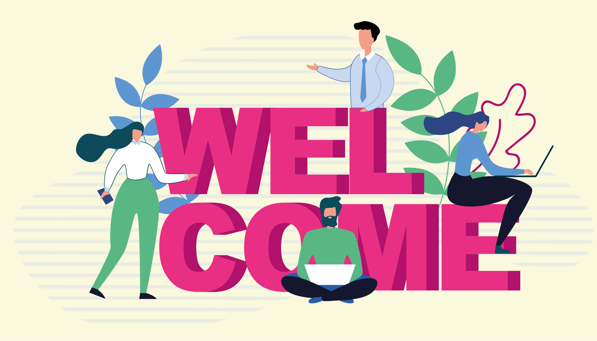 침입 비닐 카펫 전문 환영 - TenStickers