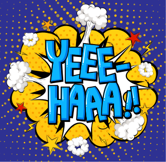 열대 효과 비닐 카펫 만화 액션 폭발 - TenStickers