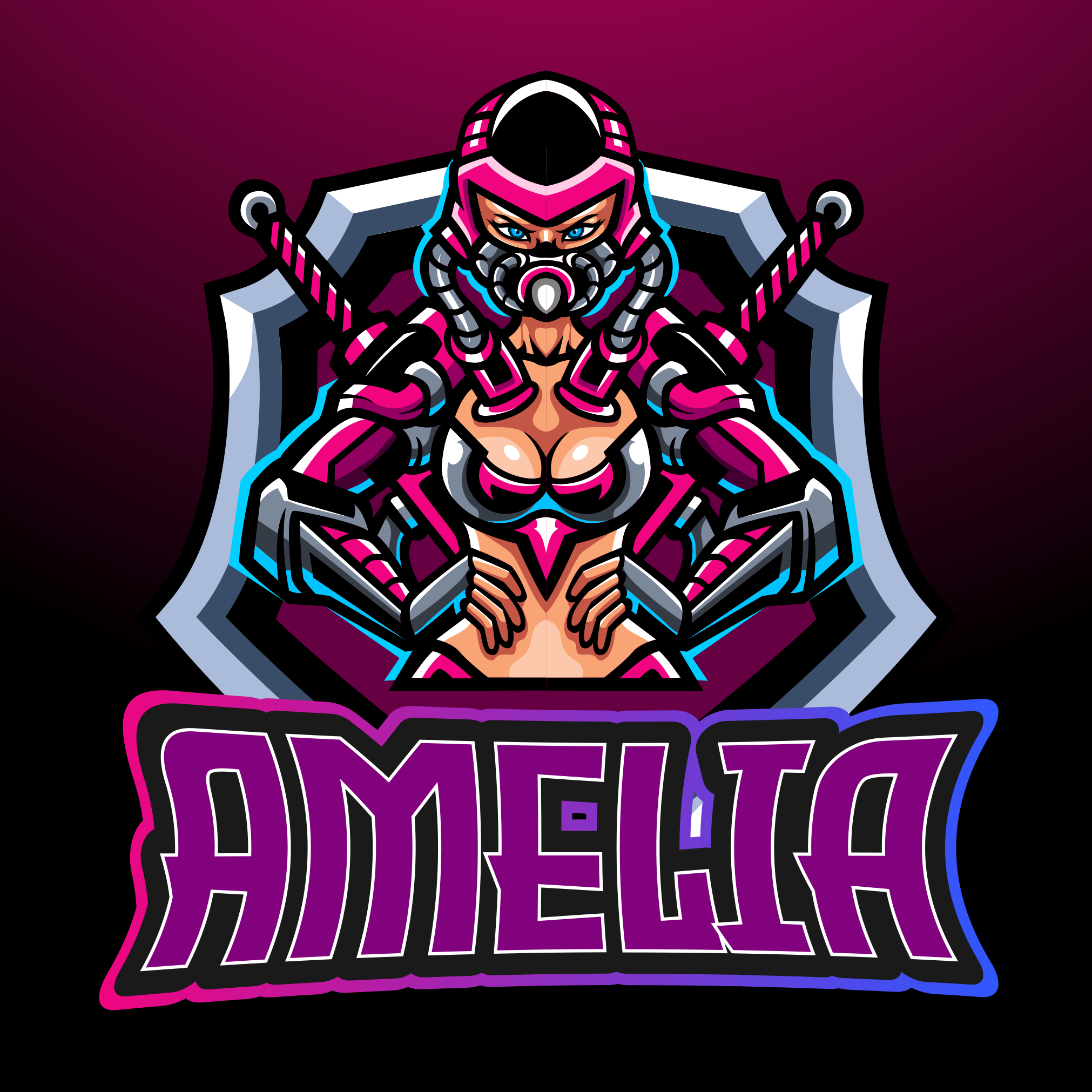 열대 효과 비닐 카펫 게임 영웅 이름 포함 - TenStickers