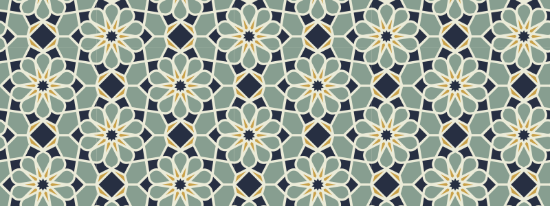 모자이크 효과 비닐 카펫 세련된 기하학적 패턴 - TenStickers