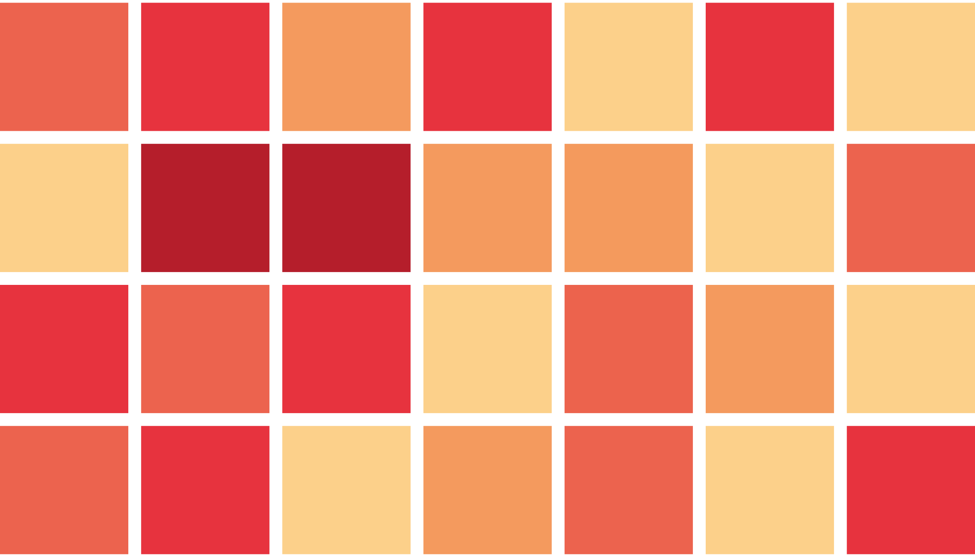 욕실용 비닐 카펫 다채로운 사각 패턴 - TenStickers