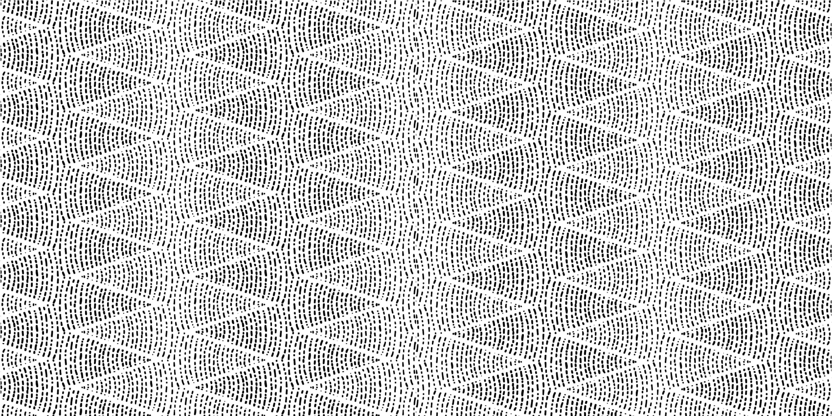 스칸디나비아 비닐 카펫 삼각형 검은 파도 - TenStickers