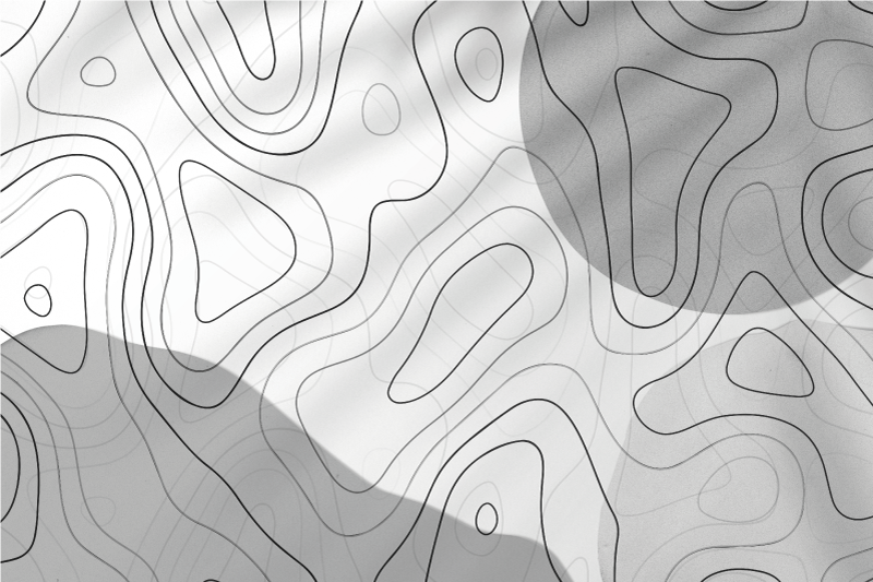 미니멀리스트 효과 비닐 카펫 추상 선형 패턴 - TenStickers