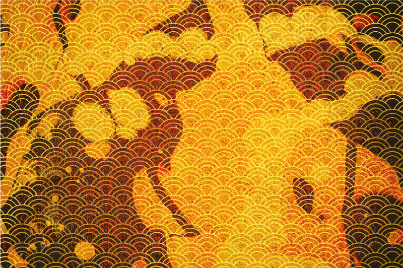 에트니아 비닐 카펫 일본 세이카이하 디자인 - TenStickers