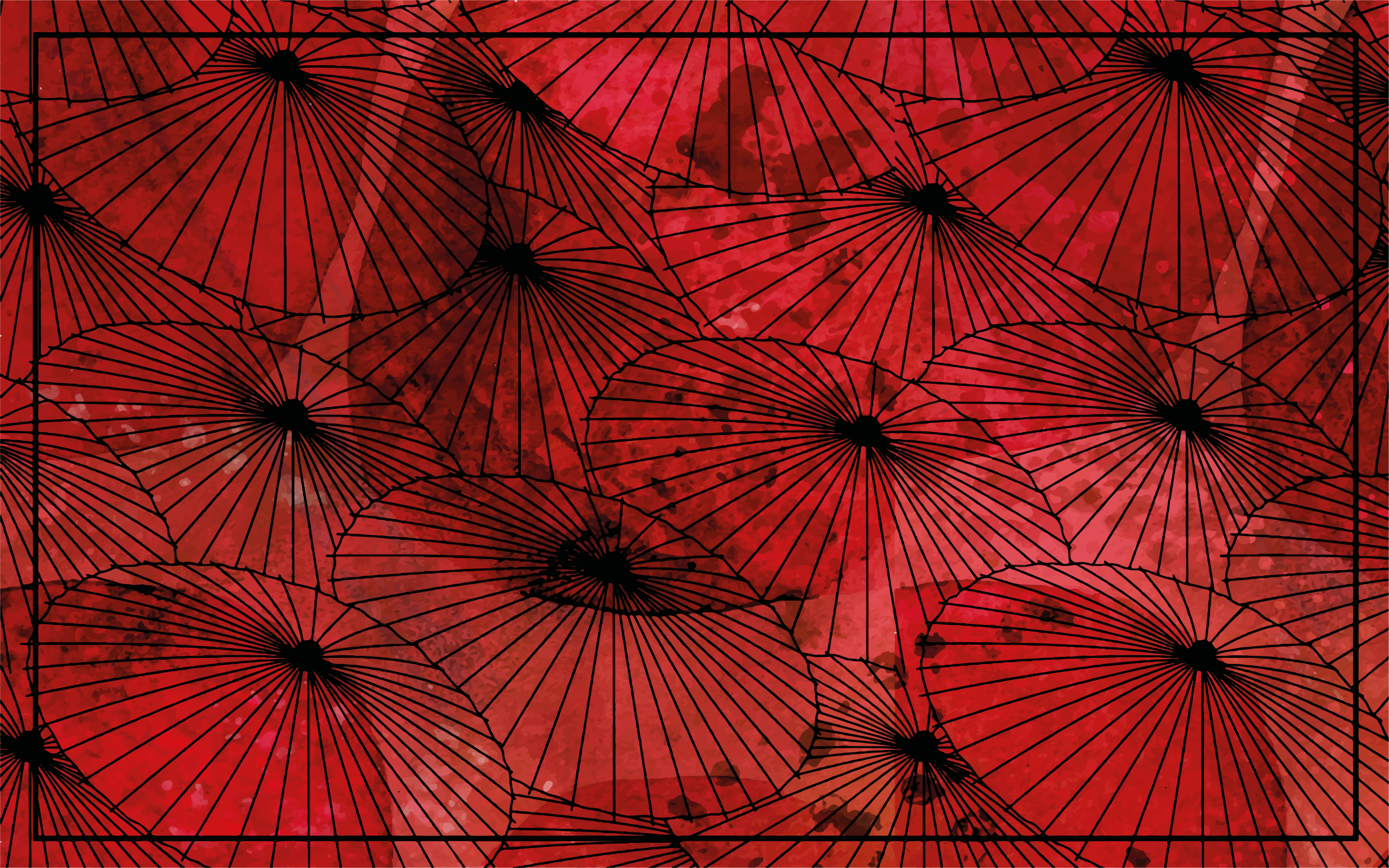 비닐 카펫 정리 패턴이 있는 빨간 질감 - TenStickers