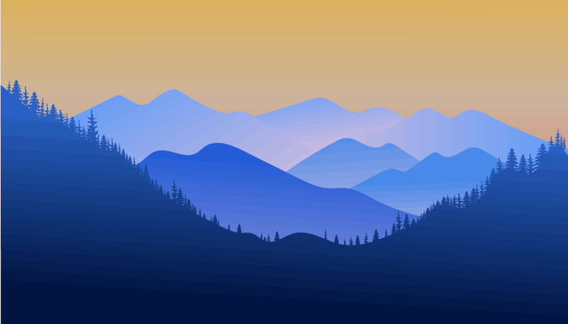 산 실루엣 현대 양탄자 - TenStickers