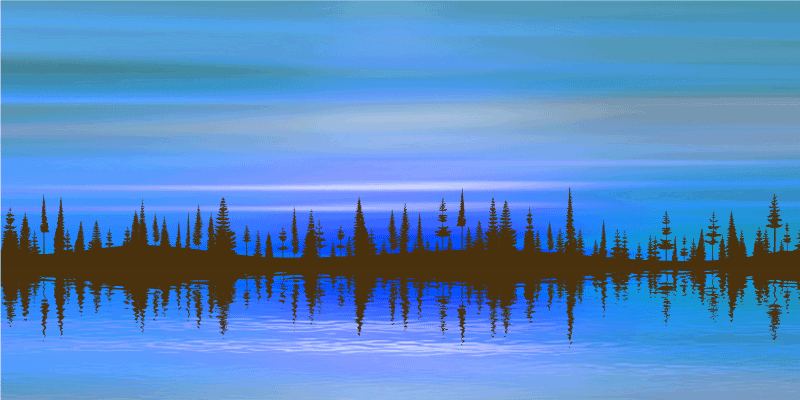 비닐 카펫 자연 추상 풍경 혼합 - TenStickers