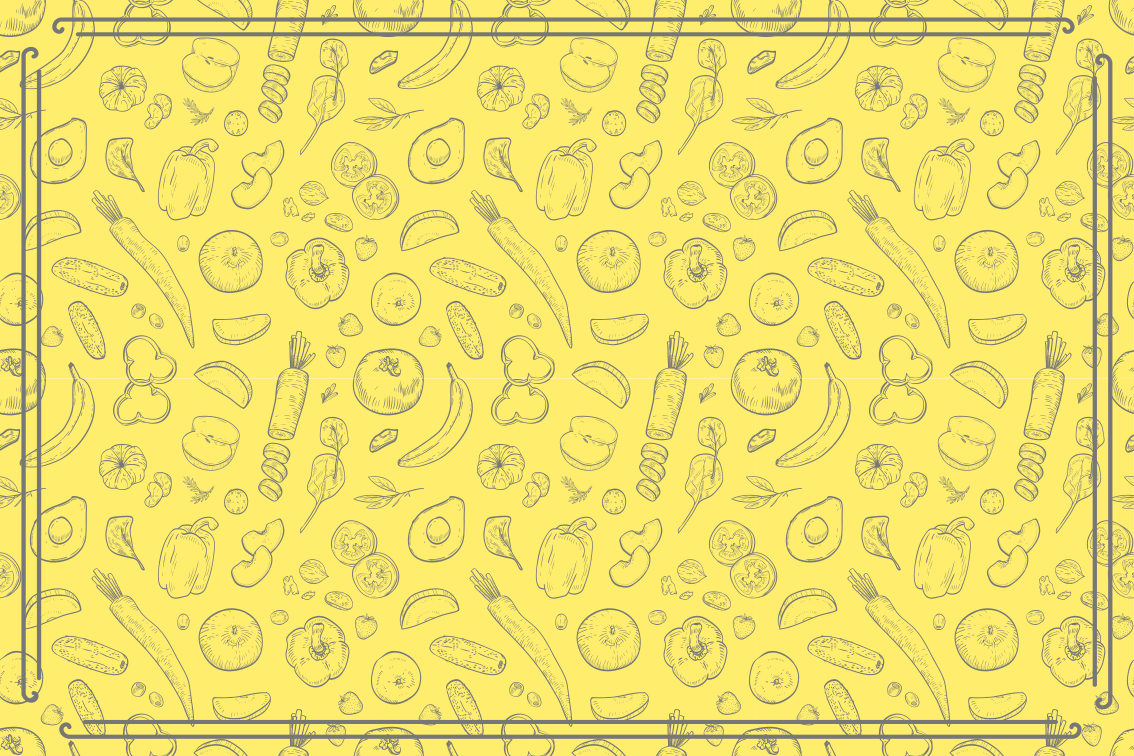 비닐 주방 카펫 기발한 과일 패턴 - TenStickers