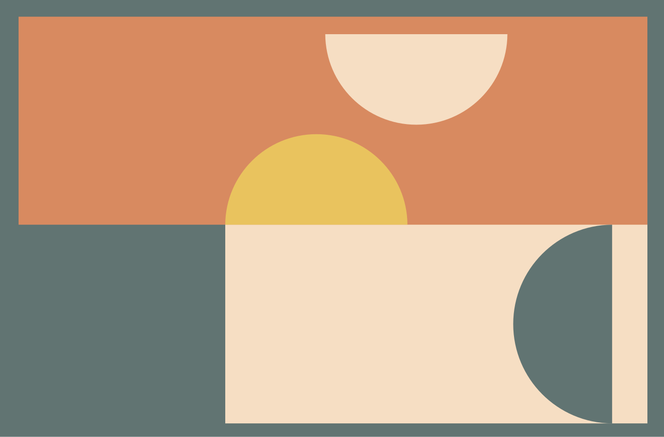 모던 효과 비닐 카펫 원형과 사각형 - TenStickers