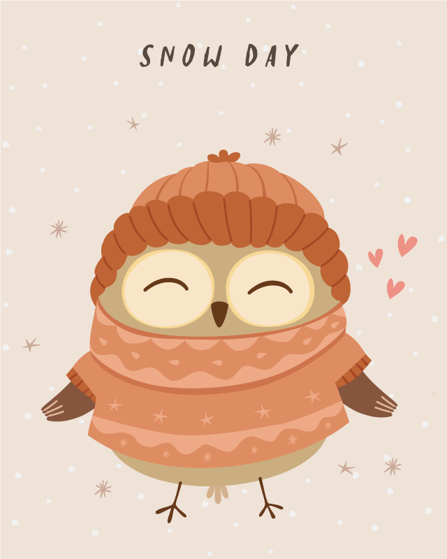 비닐 카펫 보육 눈 올빼미 매력 - TenStickers