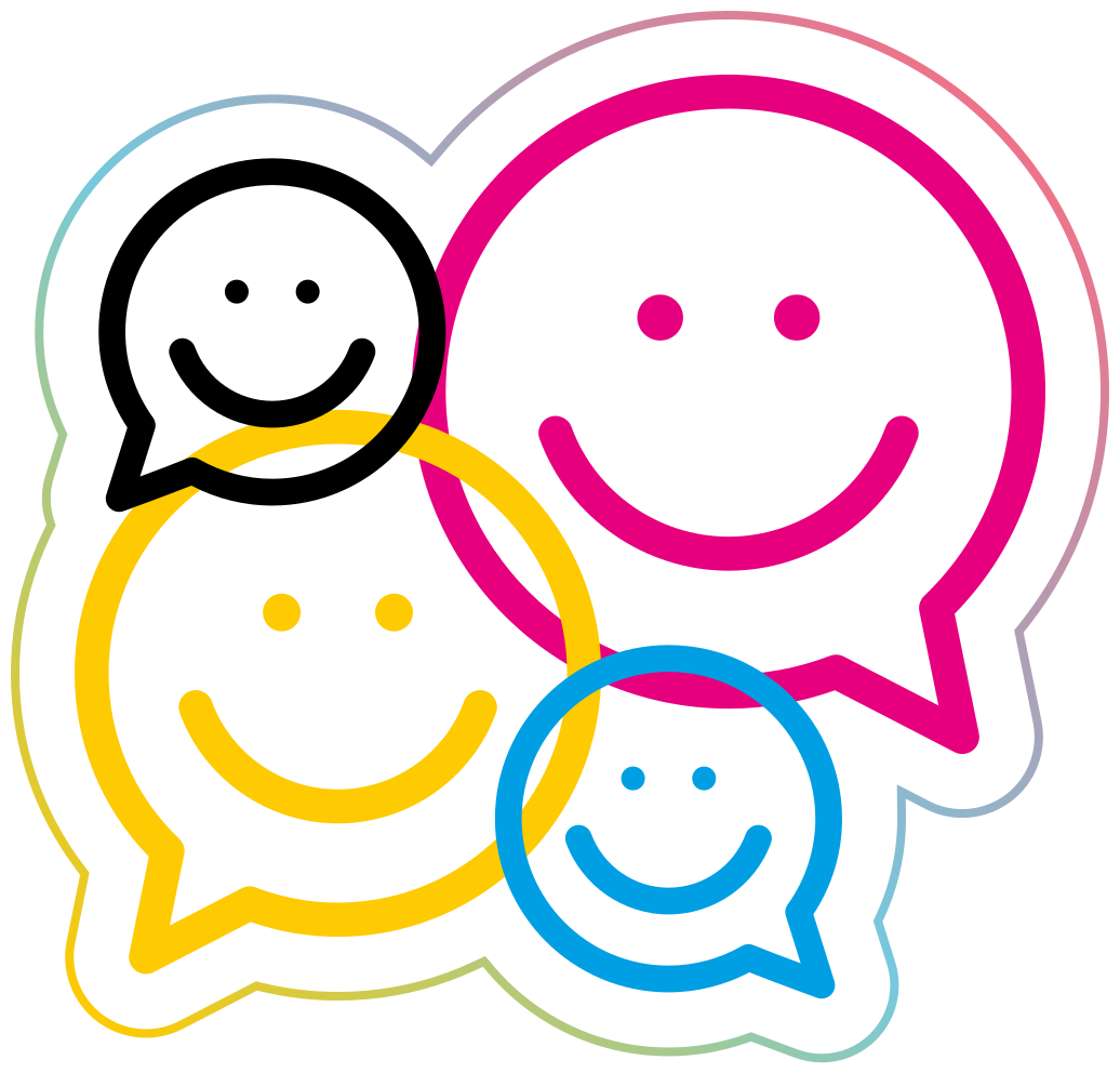 열대 효과 비닐 카펫 스마일리 페이스 컬렉션 - TenStickers