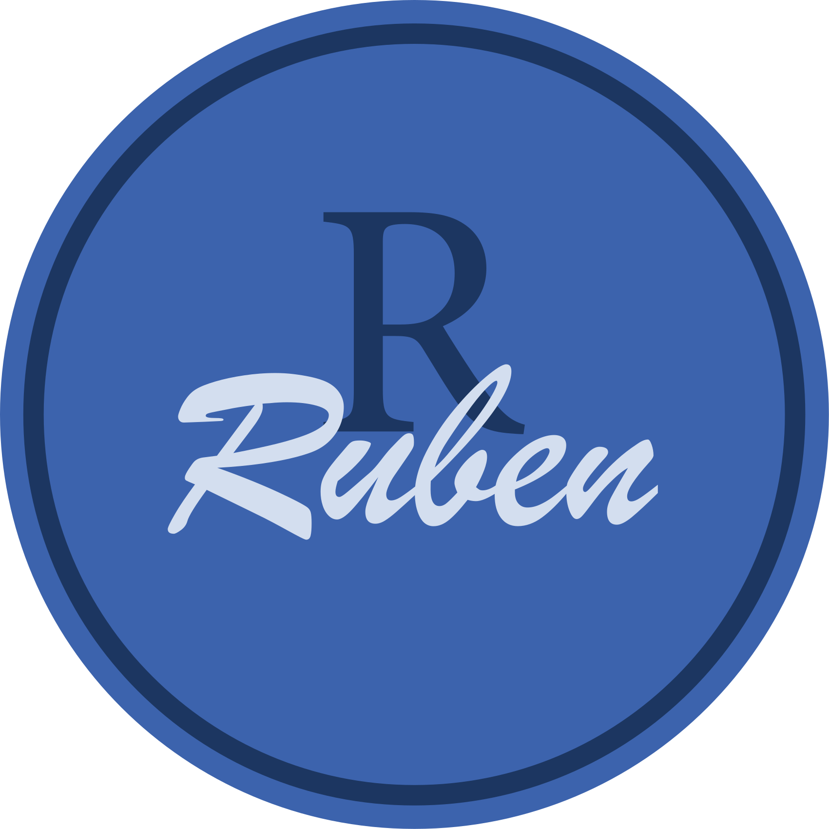 이름이있는 비닐 카펫 맞춤형 이름 원형 - TenStickers