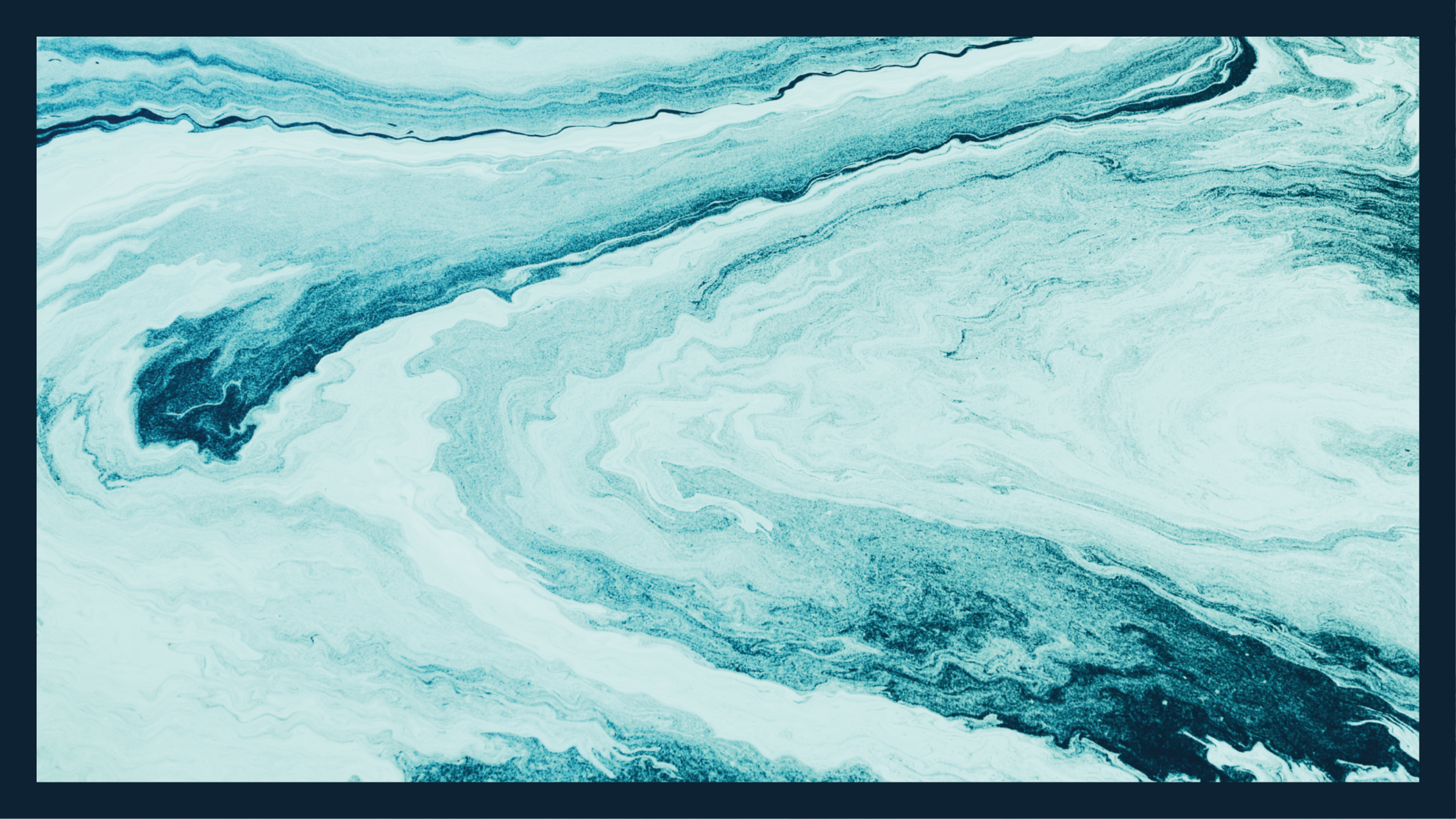 거실용 비닐 깔개 소용돌이 아쿠아 패턴 - TenStickers