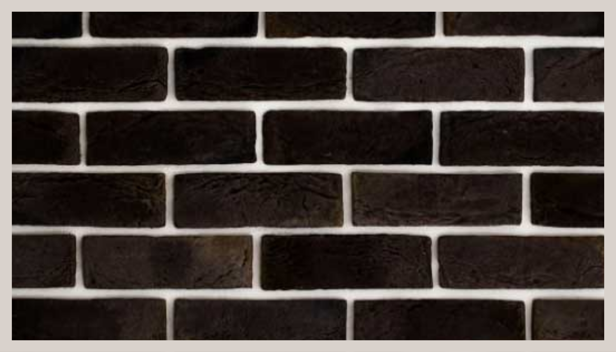 흰색 윤곽선이있는 단색 검정 타일 카펫 - TenStickers