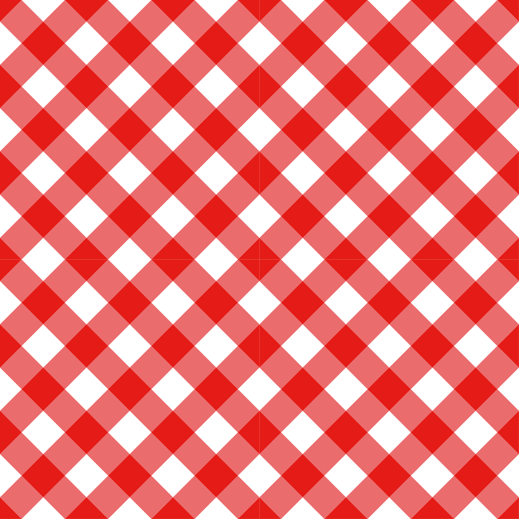 줄무늬 비닐 카펫 진홍색 체크 무늬 모티브 - TenStickers