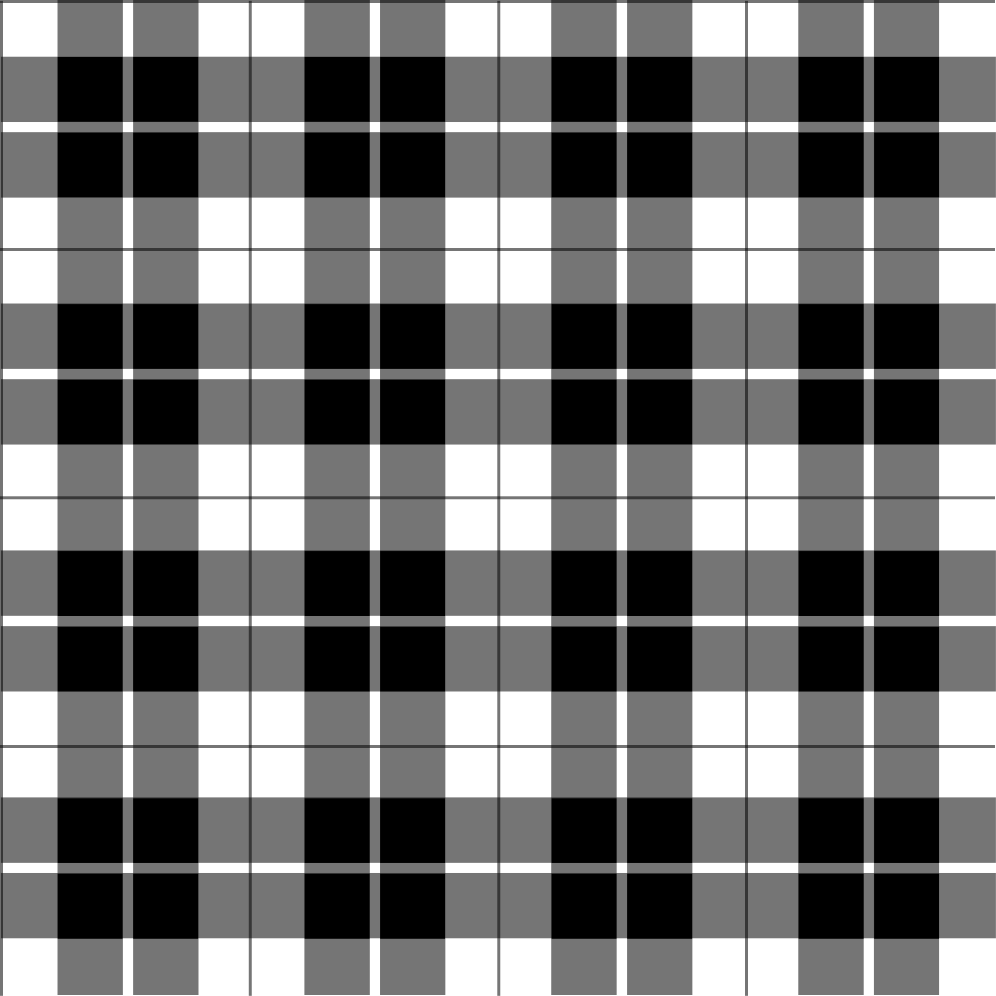 기하학적 효과 비닐 카펫 흑백 체크 - TenStickers