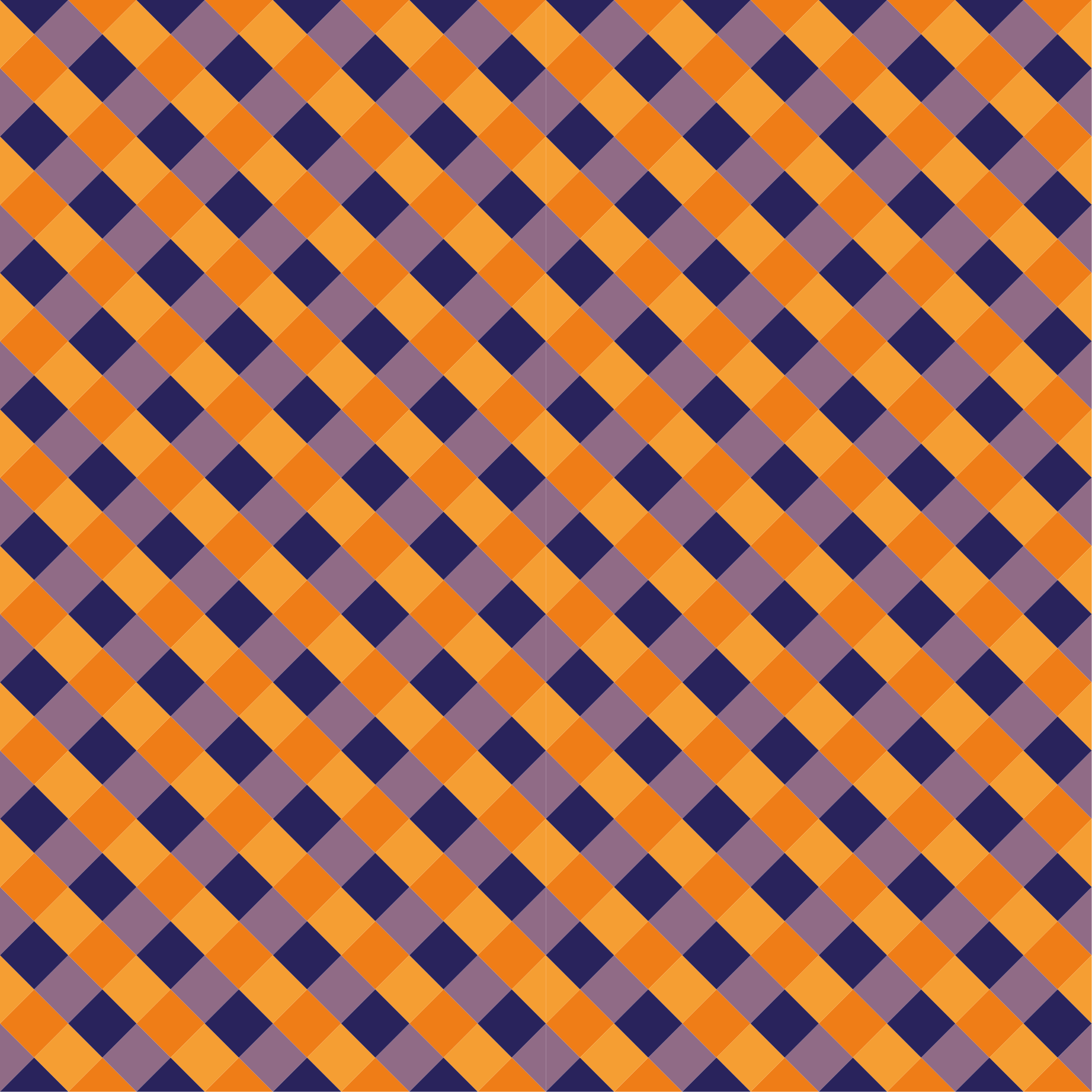 줄무늬 비닐 카펫 대각선 색상 블록 - TenStickers