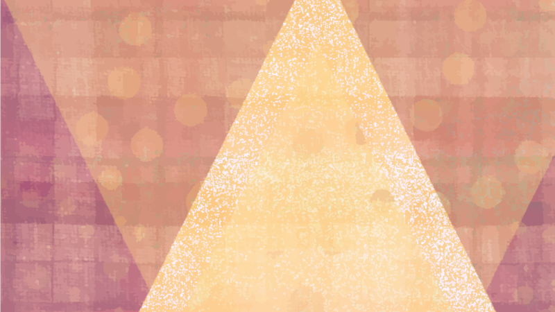 기하학적 효과 비닐 카펫 삼각형 색상 조합 - TenStickers