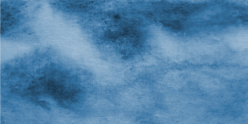 우아한 파란색 질감 수채화 직사각형 깔개 - TenStickers