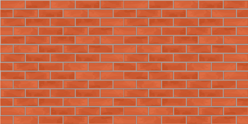 붉은 벽돌 패턴 결 카펫 - TenStickers
