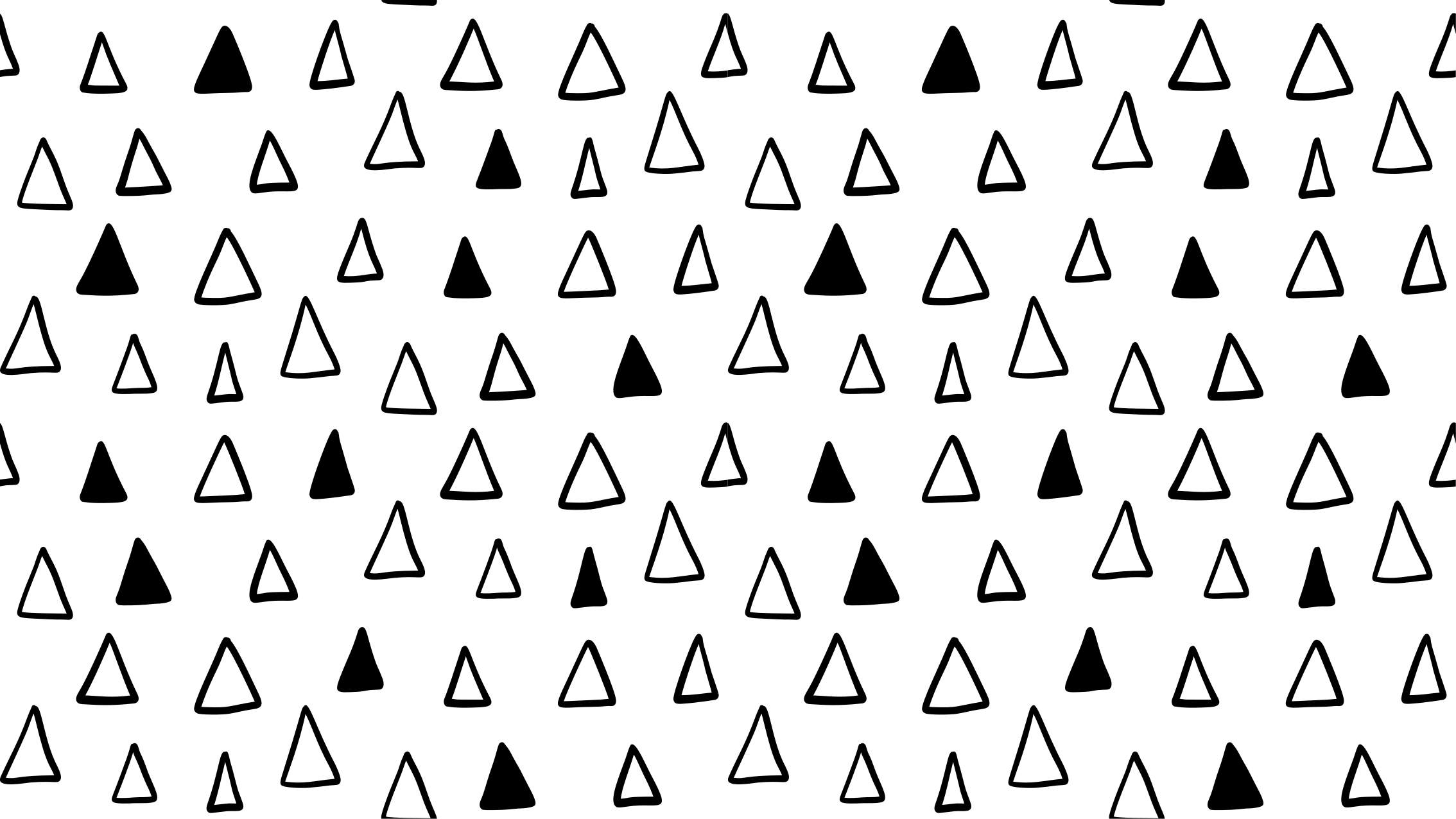 별이있는 비닐 카펫 삼각 패턴 - TenStickers