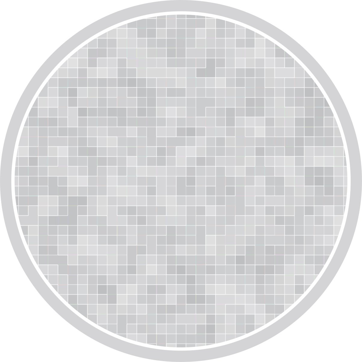 욕실용 비닐 카펫 세련된 모자이크 패턴 - TenStickers