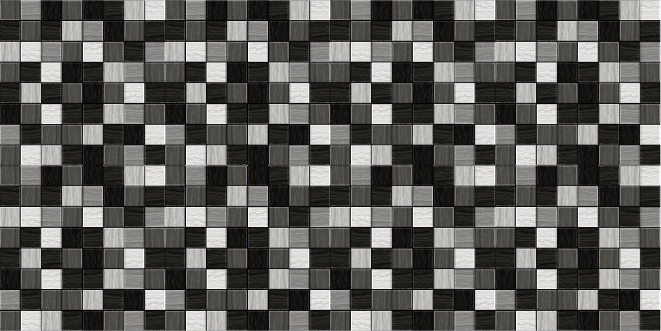 욕실용 비닐 카펫 회색 음영 사각형 - TenStickers