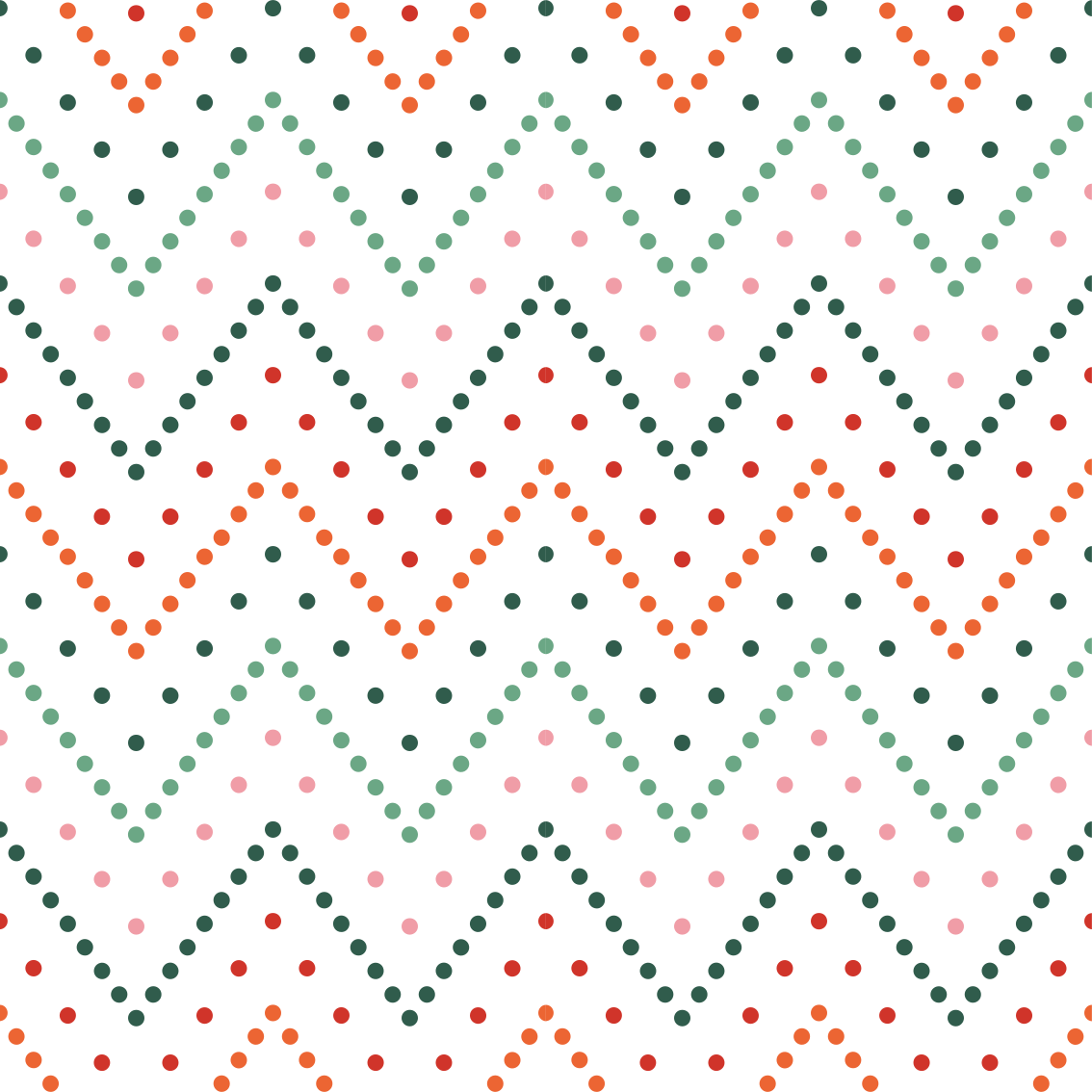 어린 이용 비닐 카펫 다채로운 지그재그 패턴 - TenStickers