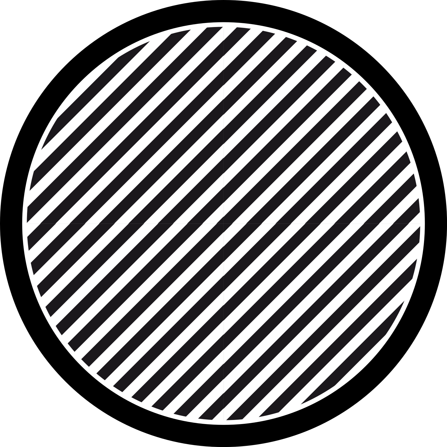 줄무늬 비닐 카펫 단색 줄무늬 - TenStickers