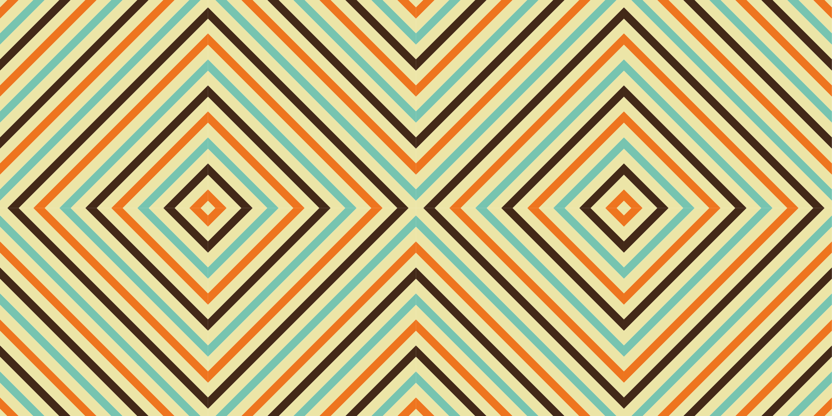 기하학적 효과 비닐 카펫 다이아몬드 패턴 스트라이프 - TenStickers