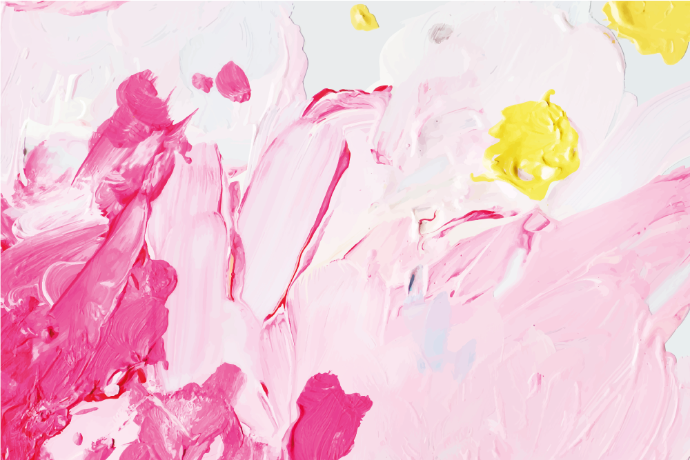 비닐 카펫 자연 추상 꽃 색조 - TenStickers