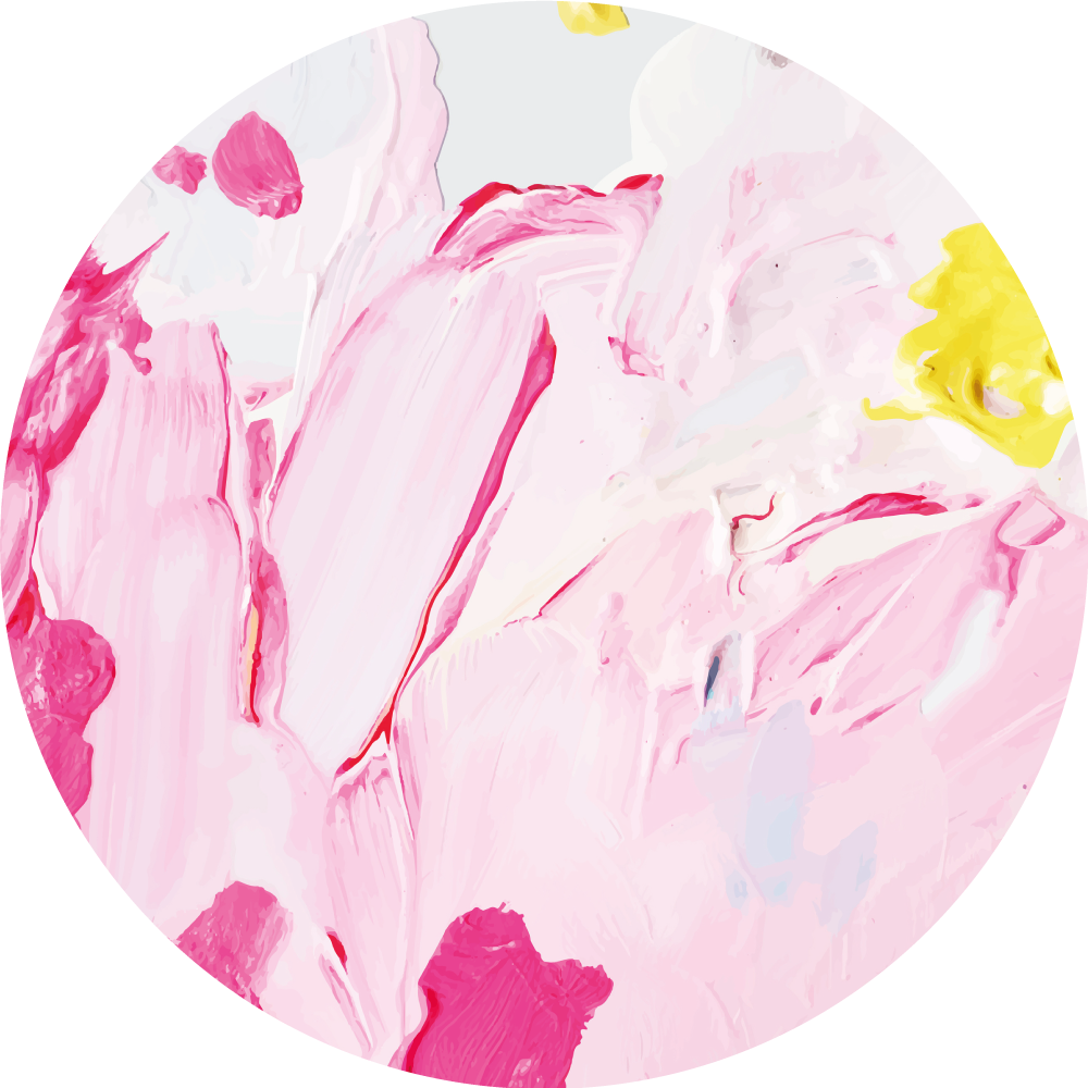 열대 효과 비닐 카펫 추상 분홍 소용돌이 - TenStickers