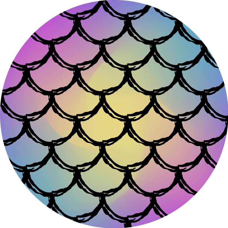 비닐 도로 카펫 스케일 그라데이션 패턴 - TenStickers