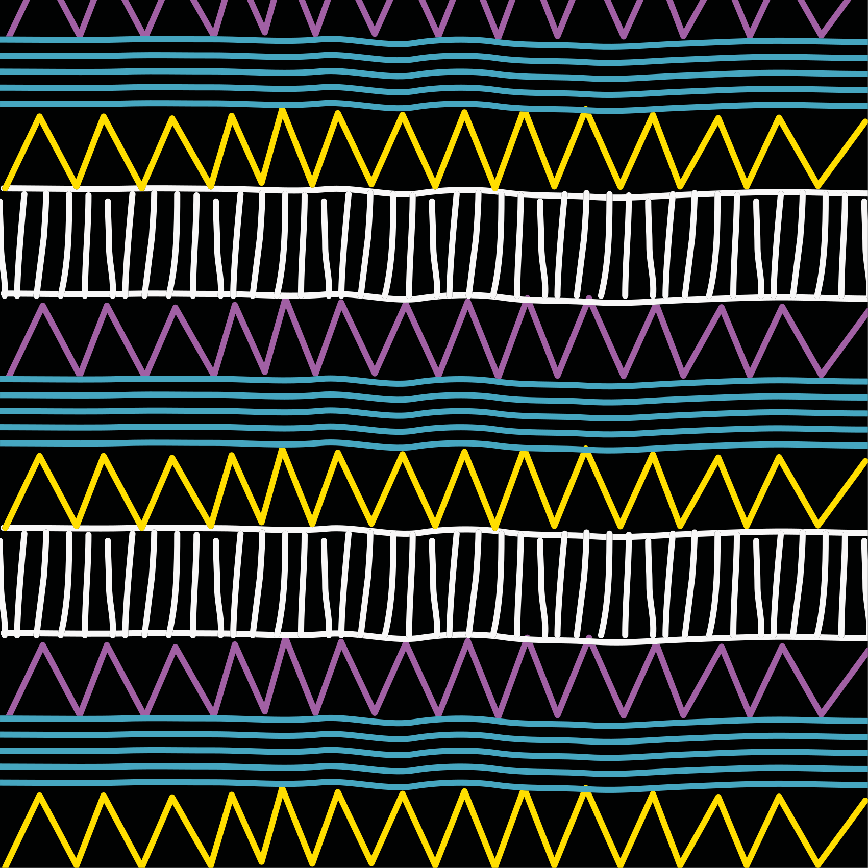 기하학적 효과 비닐 카펫 다채로운 패턴 놀이 - TenStickers