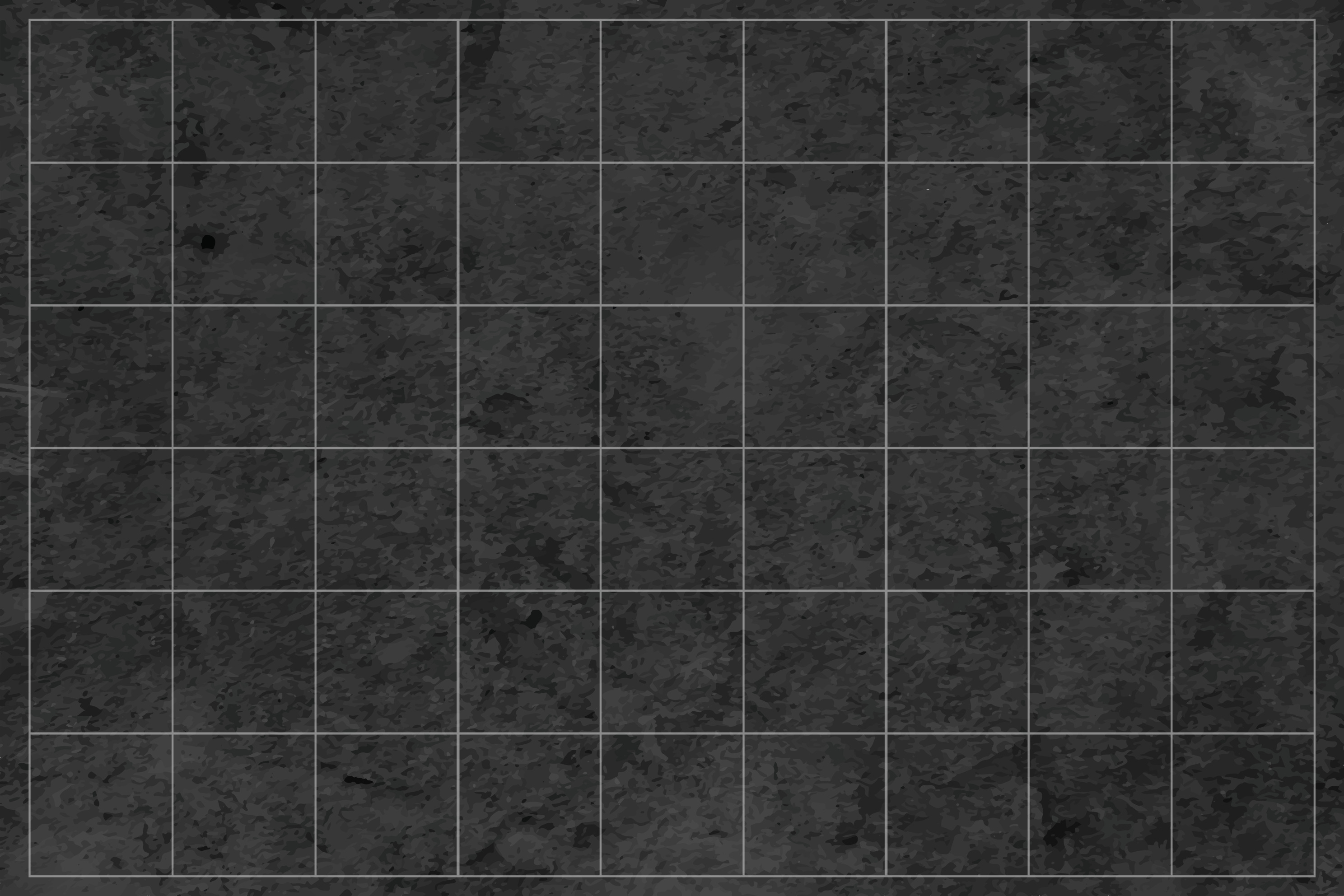 비닐 카펫 스톤 효과 세련된 블랙 사각형 - TenStickers