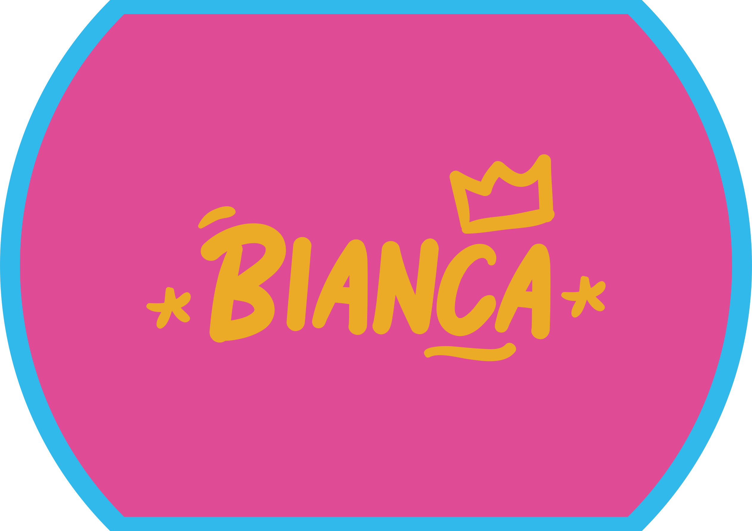 이름이있는 비닐 카펫 파란색 테두리 카펫 - TenStickers