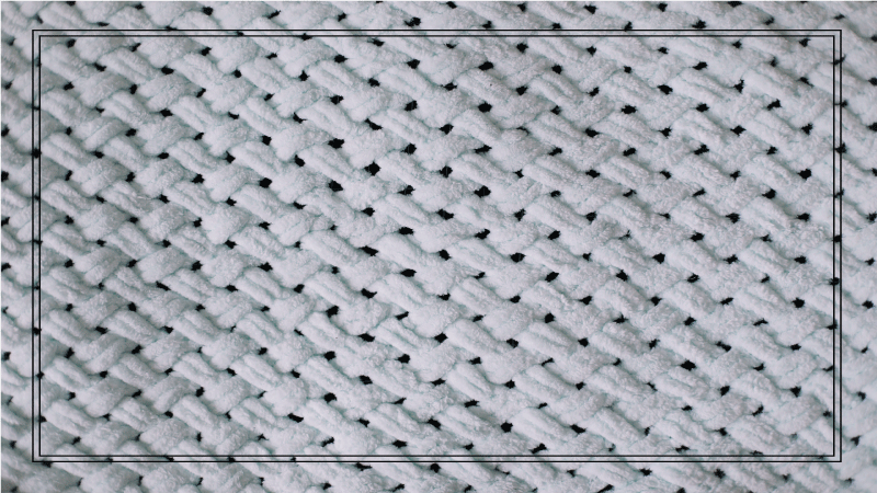비닐 카펫 정리 우아한 니트 패턴 - TenStickers