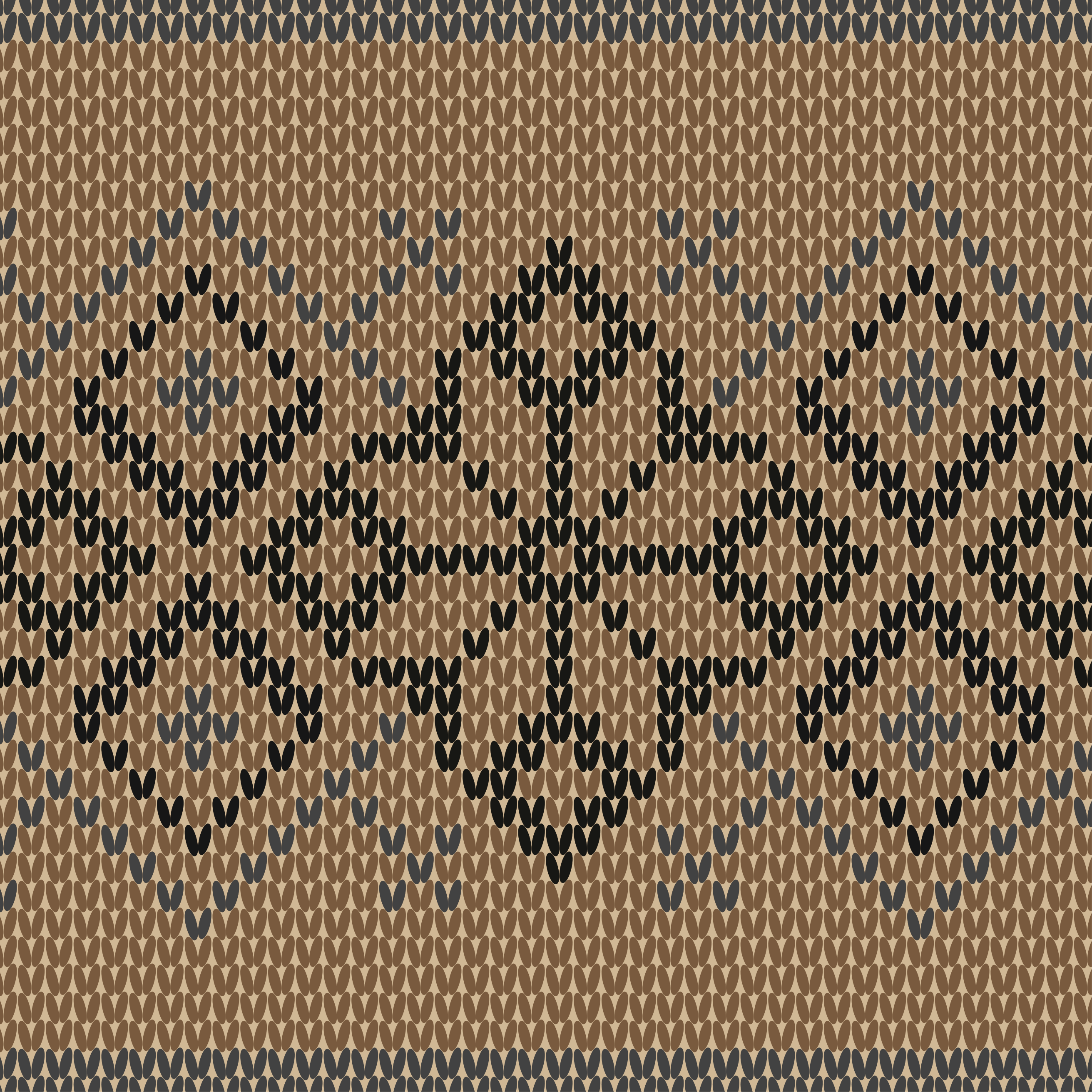 기하학적 천연 섬유 질감 카펫 - TenStickers